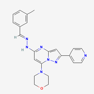 molecular formula C23H23N7O B605551 APY0201 