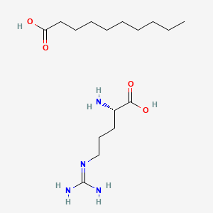 molecular formula C16H34N4O4 B605570 Arginine caprate CAS No. 2485-55-4