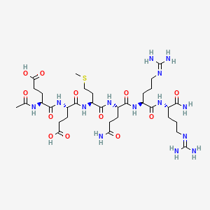 molecular formula C35H62N14O11S B605571 Argireline CAS No. 616204-22-9