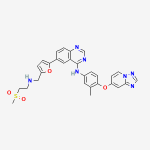 molecular formula C29H27N7O4S B605589 Arry-380 CAS No. 937265-83-3