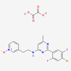 molecular formula C20H17BrF2N4O5 B605603 AS-1669058 CAS No. 1395553-32-8