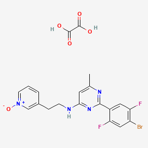 molecular formula C20H17BrF2N4O5 B605603 Unii-RY82B826ND CAS No. 1395553-32-8