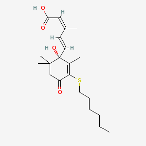 molecular formula C21H32O4S B605614 AS6 CAS No. 1609660-14-1