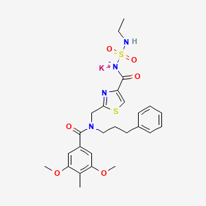 molecular formula C25H29KN4O7S2 B605636 ASP6432 CAS No. 1282549-08-9
