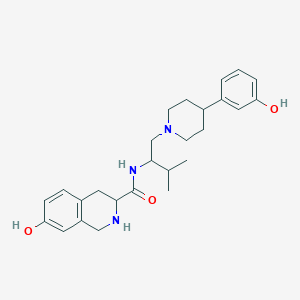 (3R)-1,2,3,4-Tetrahydro-7-hydroxy-N-[(1S)-1-[[4-(3-hydroxyphenyl)-1-piperidinyl]methyl]-2-methylpropyl]-3-isoquinolinecarboxamide