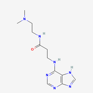 N~1~-[2-(dimethylamino)ethyl]-N~3~-9H-purin-6-yl-beta-alaninamide