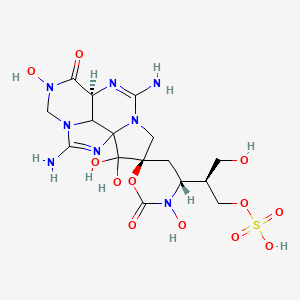 molecular formula C16H24N8O12S B605666 Atelopidtoxin CAS No. 9061-57-8