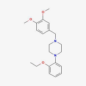 1-(3,4-dimethoxybenzyl)-4-(2-ethoxyphenyl)piperazine