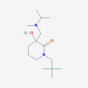 1-(2,2-dimethylpropyl)-3-hydroxy-3-{[isopropyl(methyl)amino]methyl}-2-piperidinone