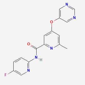 molecular formula C16H12FN5O2 B605684 Auglurant CAS No. 1396337-04-4