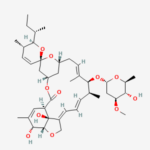 molecular formula C41H60O11 B605700 Avermectin B1a monosaccharide 