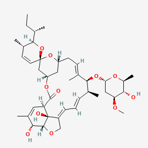 molecular formula C41H60O11 B605700 Avermectin B1a monosaccharide CAS No. 71831-09-9