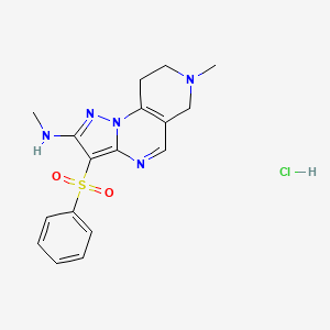 molecular formula C17H20ClN5O2S B605704 Unii-B7DM6S48B2 CAS No. 1194574-68-9