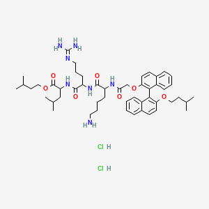 molecular formula C50H73Cl2N7O7 B605707 AVX-13616 CAS No. 900814-48-4
