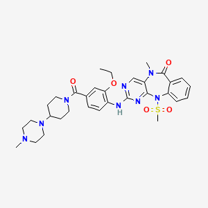 molecular formula C32H40N8O5S B605709 AX-15836 CAS No. 2035509-96-5