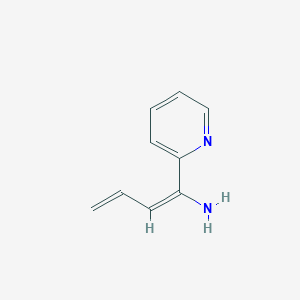 (1E)-1-pyridin-2-ylbuta-1,3-dien-1-amine
