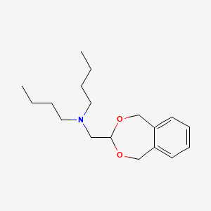 molecular formula C18H29NO2 B6057133 N,N-dibutyl-N-(1,5-dihydro-2,4-benzodioxepin-3-ylmethyl)amine 