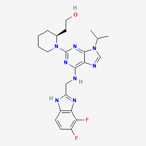 molecular formula C23H28F2N8O B605722 Cdk12-IN-3 