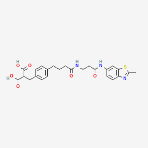 molecular formula C25H27N3O6S B605726 AZ-33 