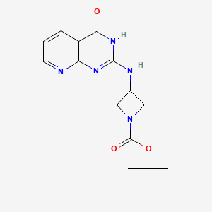 Tert-Butyl 3-[(4-Oxo-3h-Pyrido[2,3-D]pyrimidin-2-Yl)amino]azetidine-1-Carboxylate
