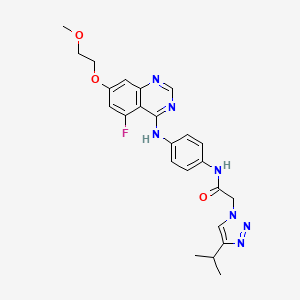 molecular formula C24H26FN7O3 B605753 AZD3229 CAS No. 2248003-60-1