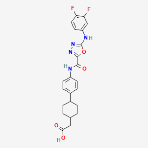 molecular formula C23H22F2N4O4 B605759 AZD3988 
