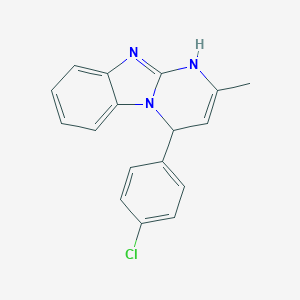1,4-Dihydro-4-(4-chlorophenyl)-2-methylpyrimido(1,2-a)benzimidazole