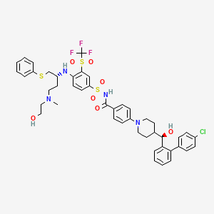 molecular formula C45H48ClF3N4O7S3 B605761 AZD4320 CAS No. 1357576-48-7