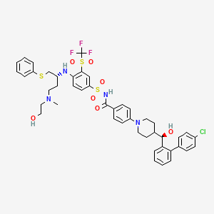 molecular formula C45H48ClF3N4O7S3 B605761 Unii-LH1zty91OR CAS No. 1357576-48-7