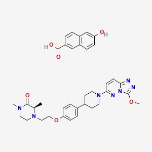 molecular formula C36H41N7O6 B605767 AZD5153 6-Hydroxy-2-naphthoic acid CAS No. 1869912-40-2