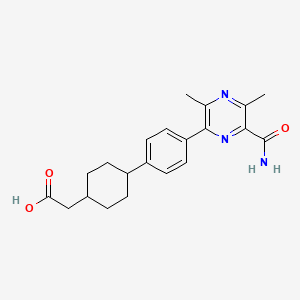 molecular formula C21H25N3O3 B605777 AZD7687 CAS No. 1166827-44-6