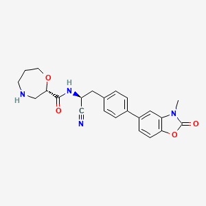 molecular formula C23H24N4O4 B605779 Brensocatib CAS No. 1802148-05-5