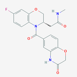 molecular formula C20H18FN3O5 B605790 Balcinrenone CAS No. 1850385-64-6