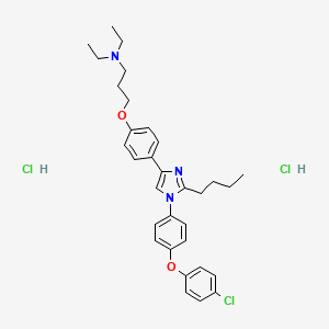 molecular formula C32H40Cl3N3O2 B605793 Azeliragon HCl CAS No. 1284150-65-7