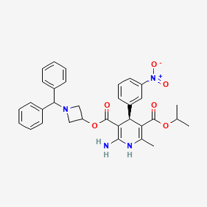 molecular formula C33H34N4O6 B605794 (S)-Azelnidipine CAS No. 722455-09-6