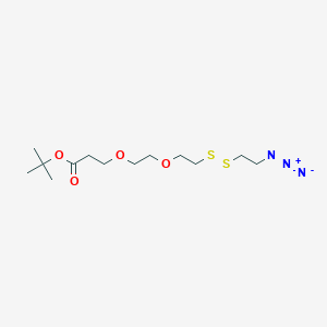 Azidoethyl-SS-PEG2-Boc