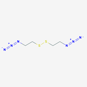 molecular formula C4H8N6S2 B605807 Azidoethyl-SS-ethylazide 