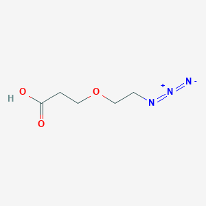 molecular formula C5H9N3O3 B605813 Azido-PEG1-acid 