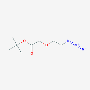 molecular formula C8H15N3O3 B605815 Azido-PEG1-C1-Boc 