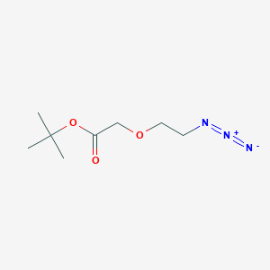 molecular formula C8H15N3O3 B605815 Azido-PEG1-CH2CO2tBu CAS No. 1820717-35-8