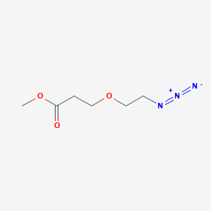 molecular formula C6H11N3O3 B605817 Azido-PEG1-甲酯 CAS No. 1835759-80-2