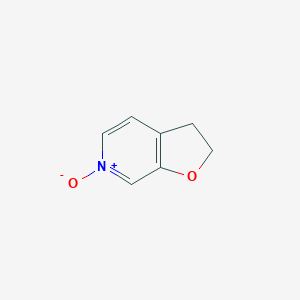 molecular formula C7H7NO2 B060582 2,3-Dihydrofuro[2,3-c]pyridine 6-oxide CAS No. 193605-32-2