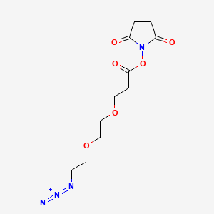 molecular formula C11H16N4O6 B605824 Azido-PEG2-NHS ester CAS No. 1312309-64-0