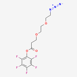 molecular formula C13H12F5N3O4 B605825 Azido-PEG2-PFP ester CAS No. 1393330-37-4