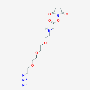 B605829 Azido-PEG3-aminoacetic acid-NHS ester CAS No. 2170240-91-0