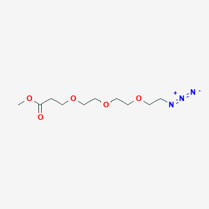 molecular formula C10H19N3O5 B605834 Azido-PEG3-甲酯 CAS No. 2086689-07-6