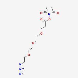 molecular formula C13H20N4O7 B605835 叠氮化物-PEG3-NHS 酯 CAS No. 1245718-89-1