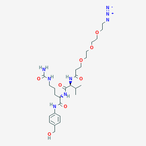 molecular formula C27H44N8O8 B605842 Azido-PEG3-Val-Cit-PAB-OH CAS No. 2055024-65-0