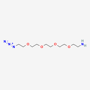 molecular formula C10H22N4O4 B605851 N3-PEG4-C2-NH2 CAS No. 951671-92-4