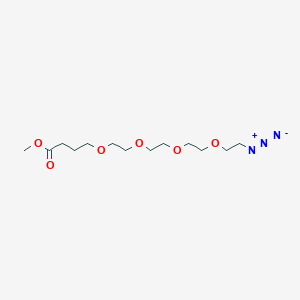 molecular formula C13H25N3O6 B605853 Azido-PEG4-(CH2)3-methyl ester CAS No. 1835759-71-1